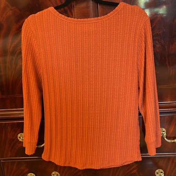 Free people, extra large top, burnt orange - Picture 7 of 9